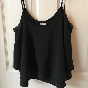 black tank top